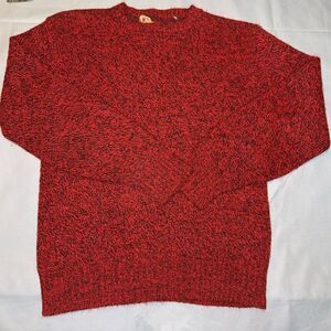 McGregor RARE Vintage Men's 44 Land Of The Rising Sun KNUTUN Red Crew Sweater
